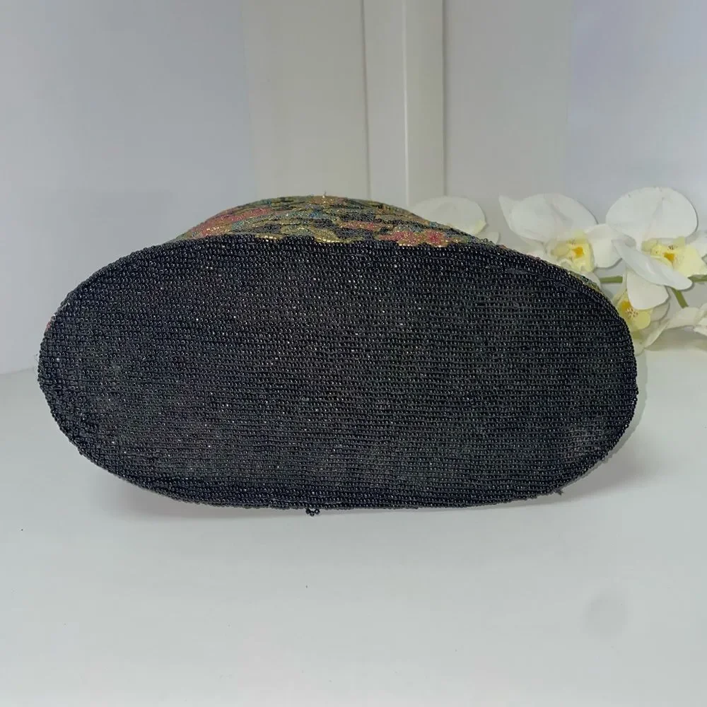 Floral Beaded Women's HandBag
